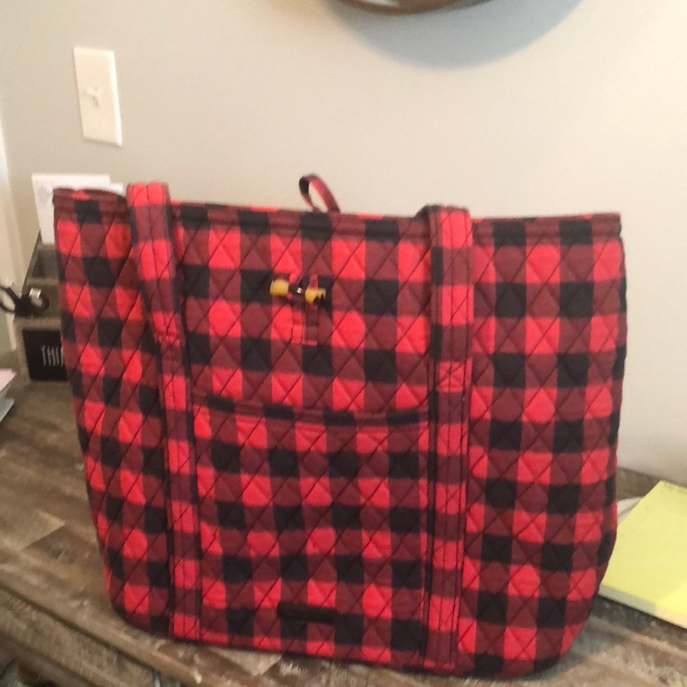Rare buffalo plaid tote